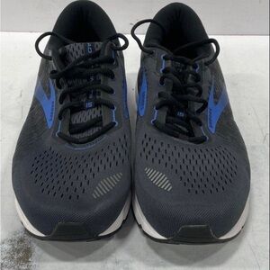 Brooks Mens Addiction Gts 15 Black Lace-up Sneaker Shoes